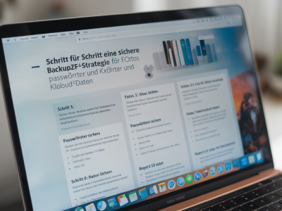 Schritt für schritt: eine sichere backup‑strategie für fotos, passwörter und kloloud‑daten